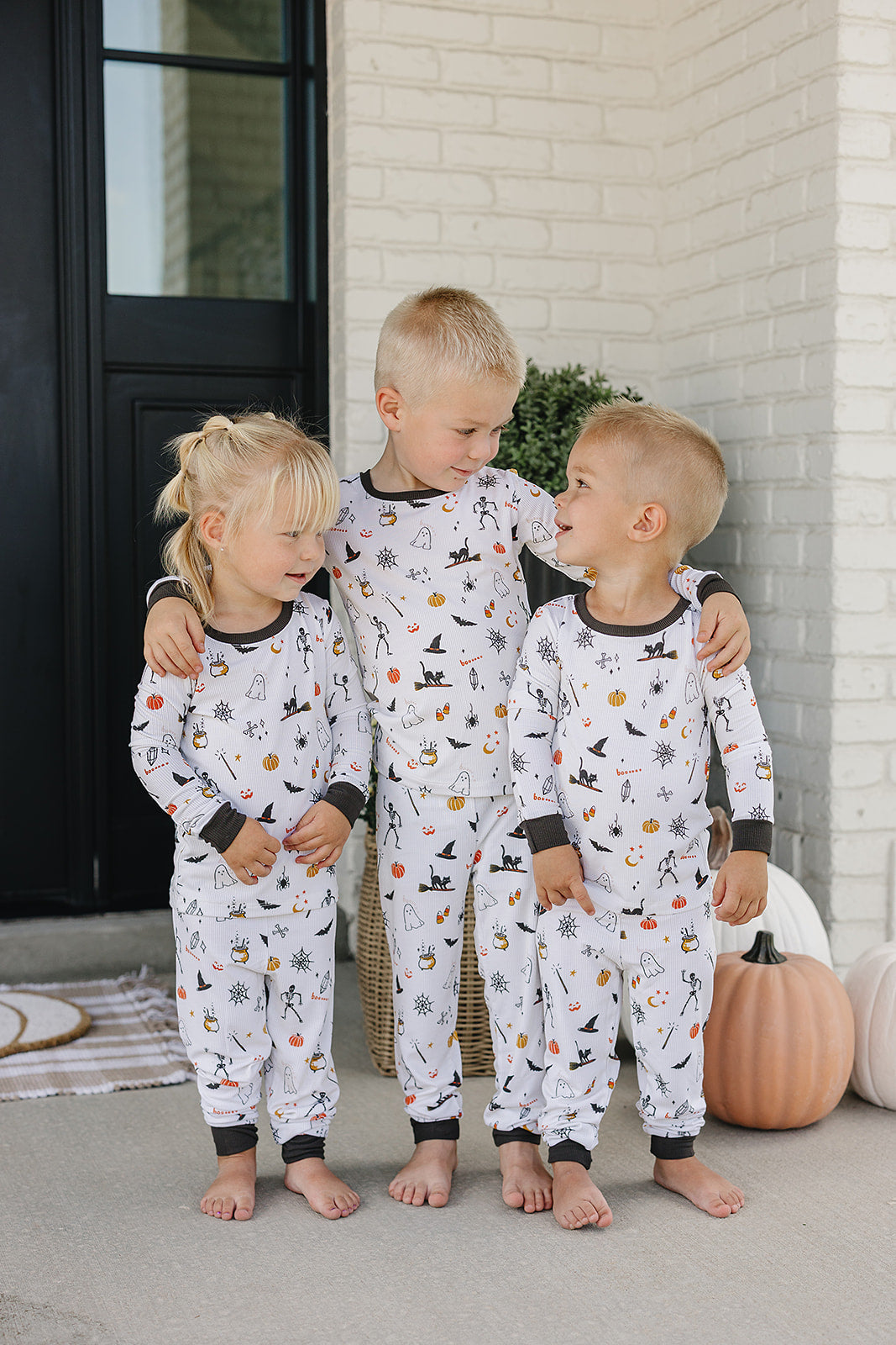 halloween bamboo pajamas // LONG-SLEEVE TWO-PIECE SET