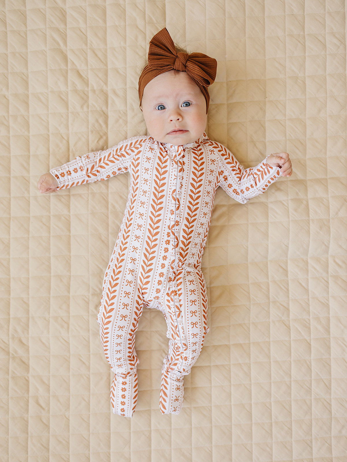 boho daisy bamboo pajamas // ZIPPY