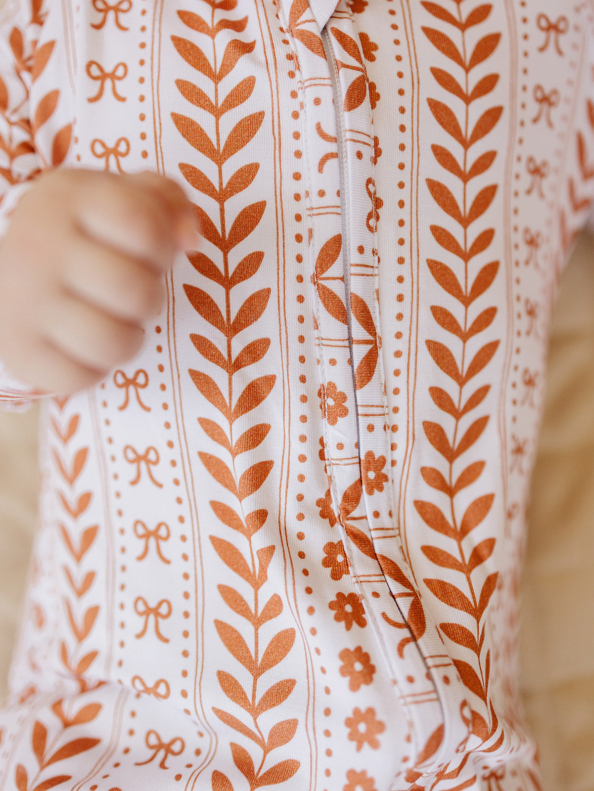 boho daisy bamboo pajamas // ZIPPY