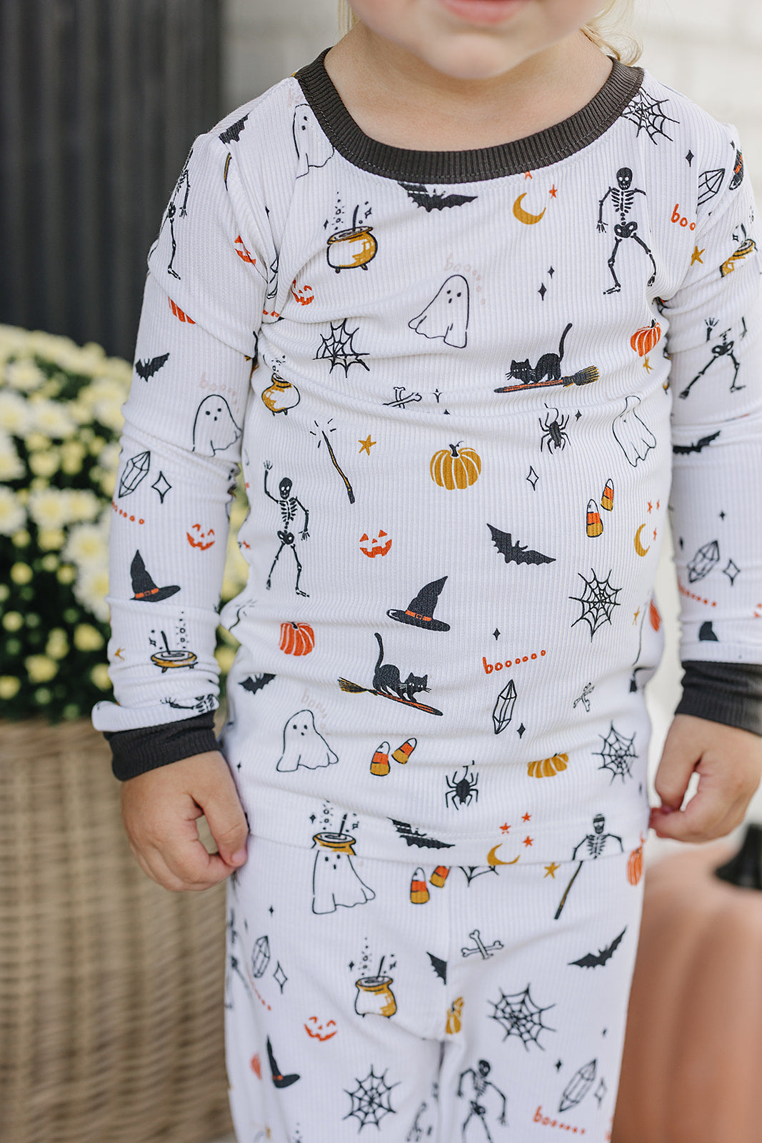halloween bamboo pajamas // LONG-SLEEVE TWO-PIECE SET