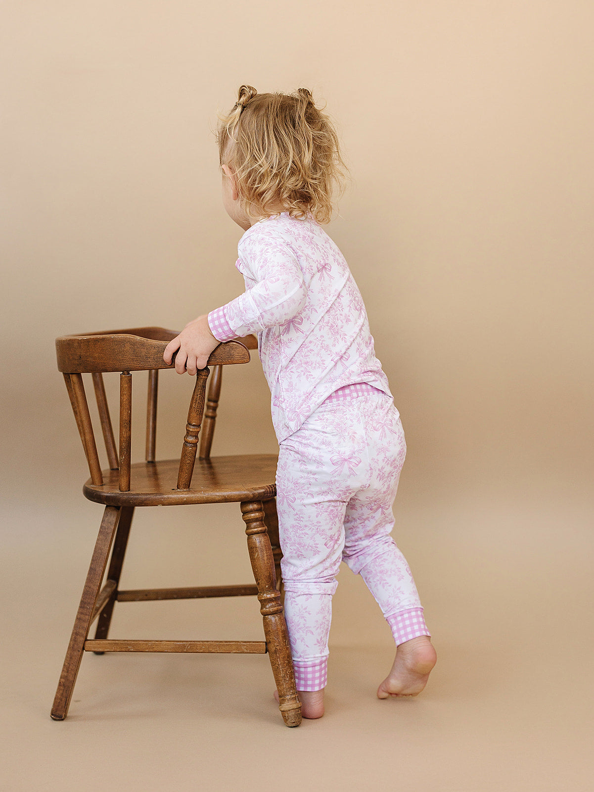 petal whimsy bamboo pajamas // LONG-SLEEVE TWO-PIECE SET