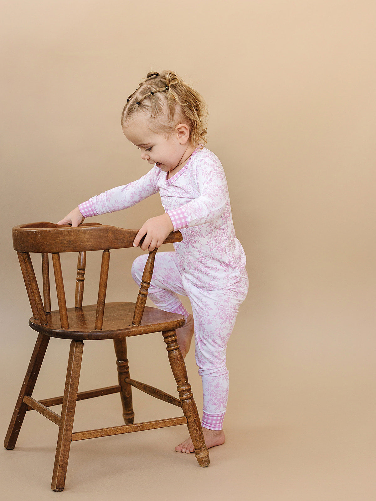 petal whimsy bamboo pajamas // LONG-SLEEVE TWO-PIECE SET