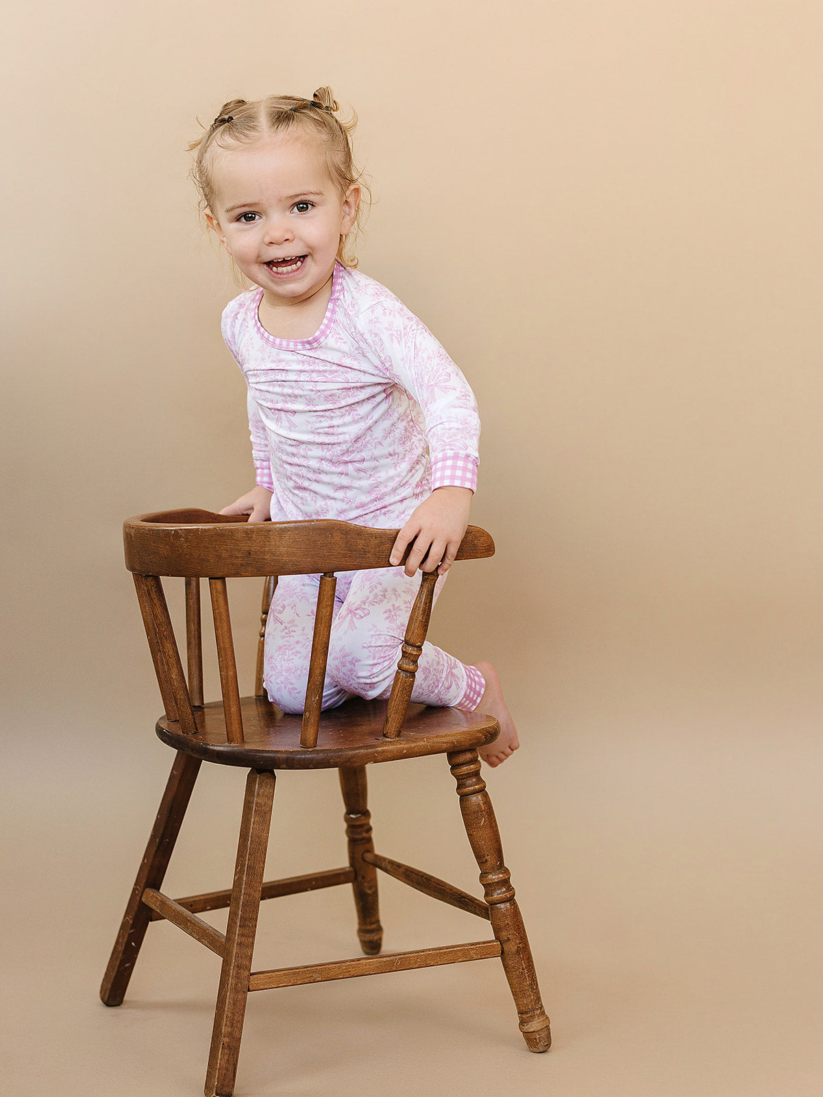 petal whimsy bamboo pajamas // LONG-SLEEVE TWO-PIECE SET