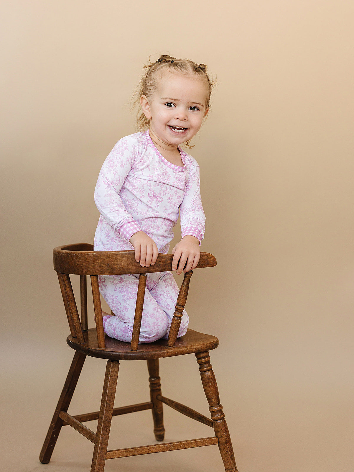 petal whimsy bamboo pajamas // LONG-SLEEVE TWO-PIECE SET