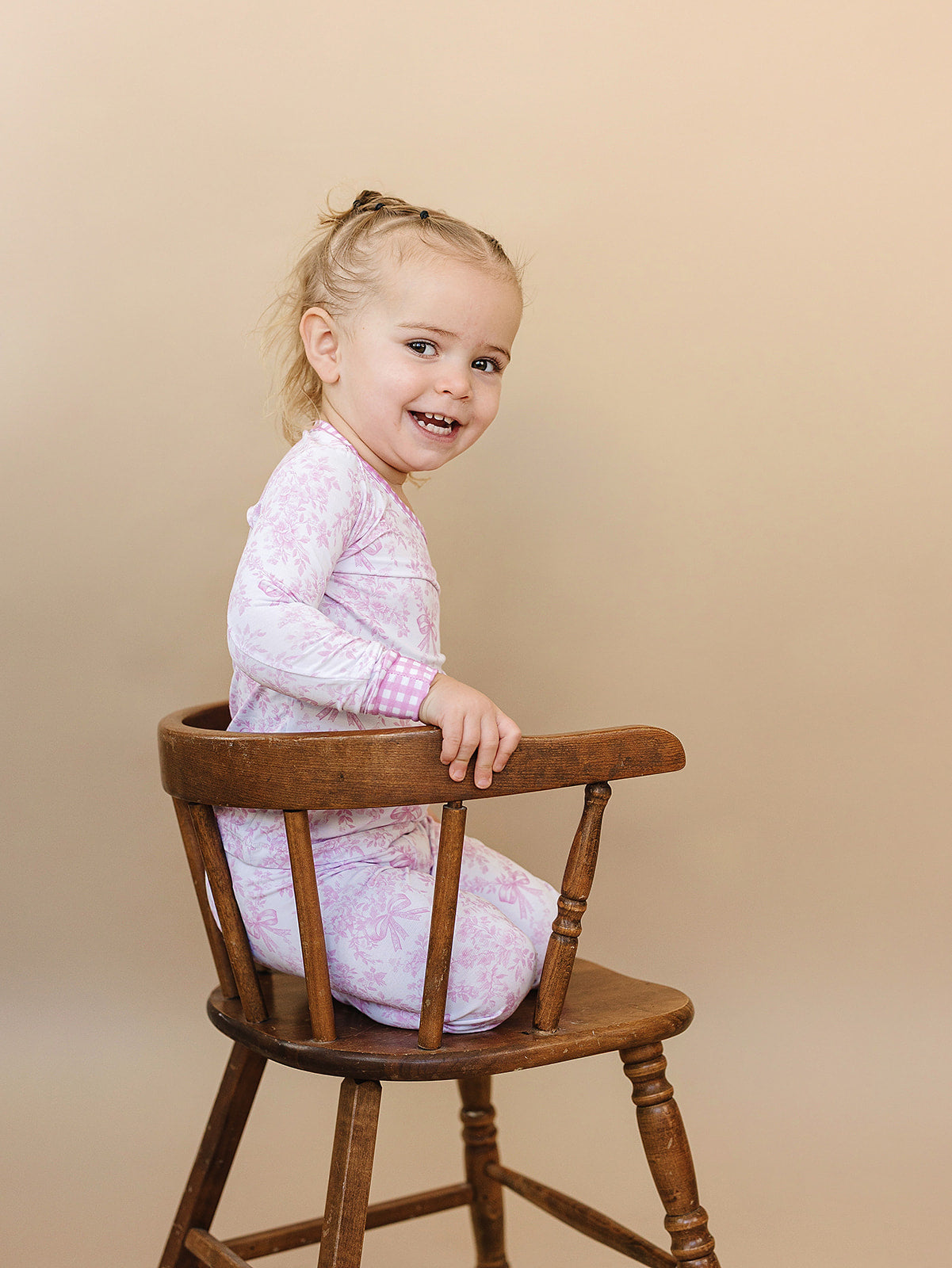 petal whimsy bamboo pajamas // LONG-SLEEVE TWO-PIECE SET