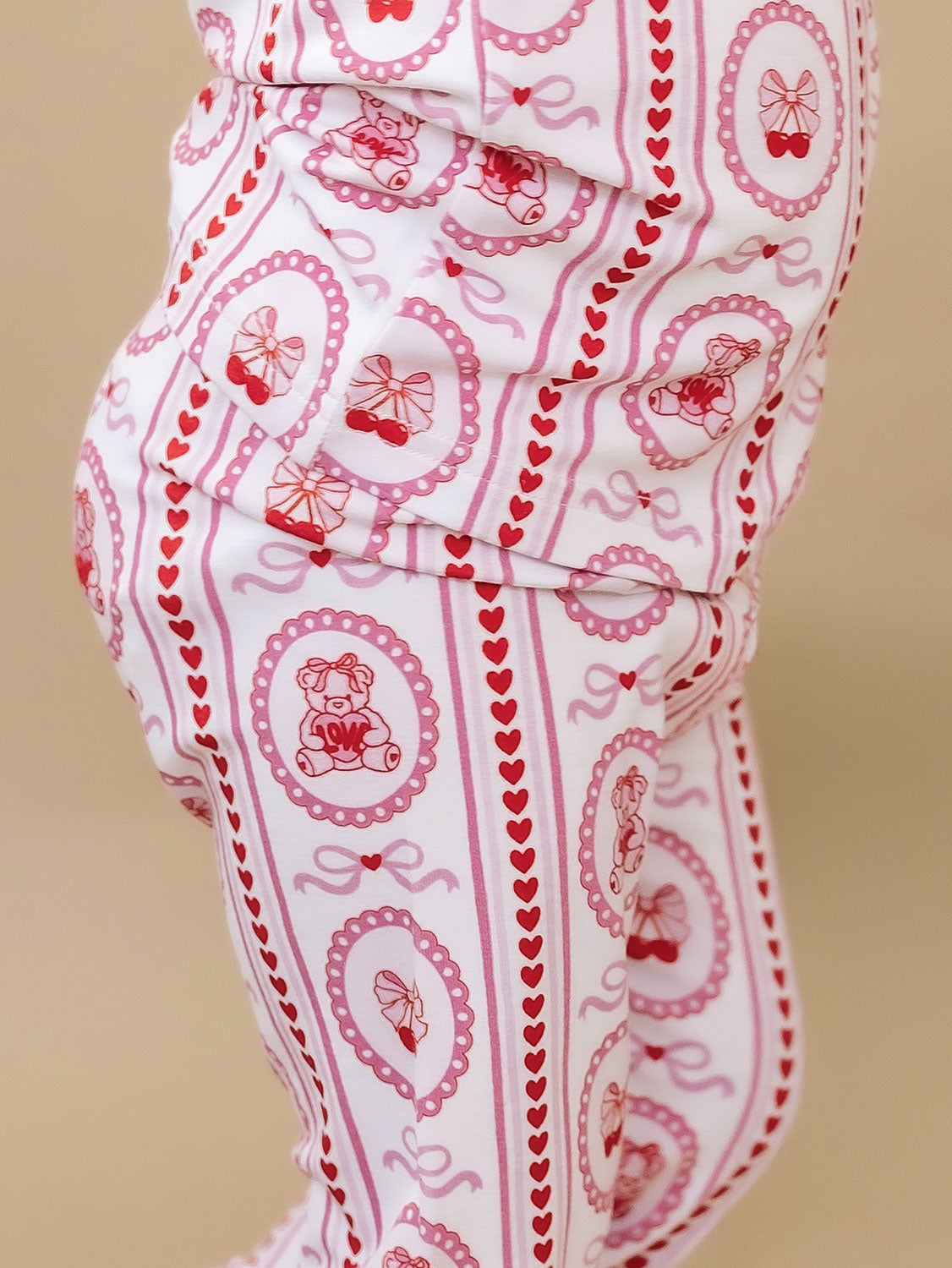 cherry bear bamboo pajamas // LONG-SLEEVE TWO-PIECE SET