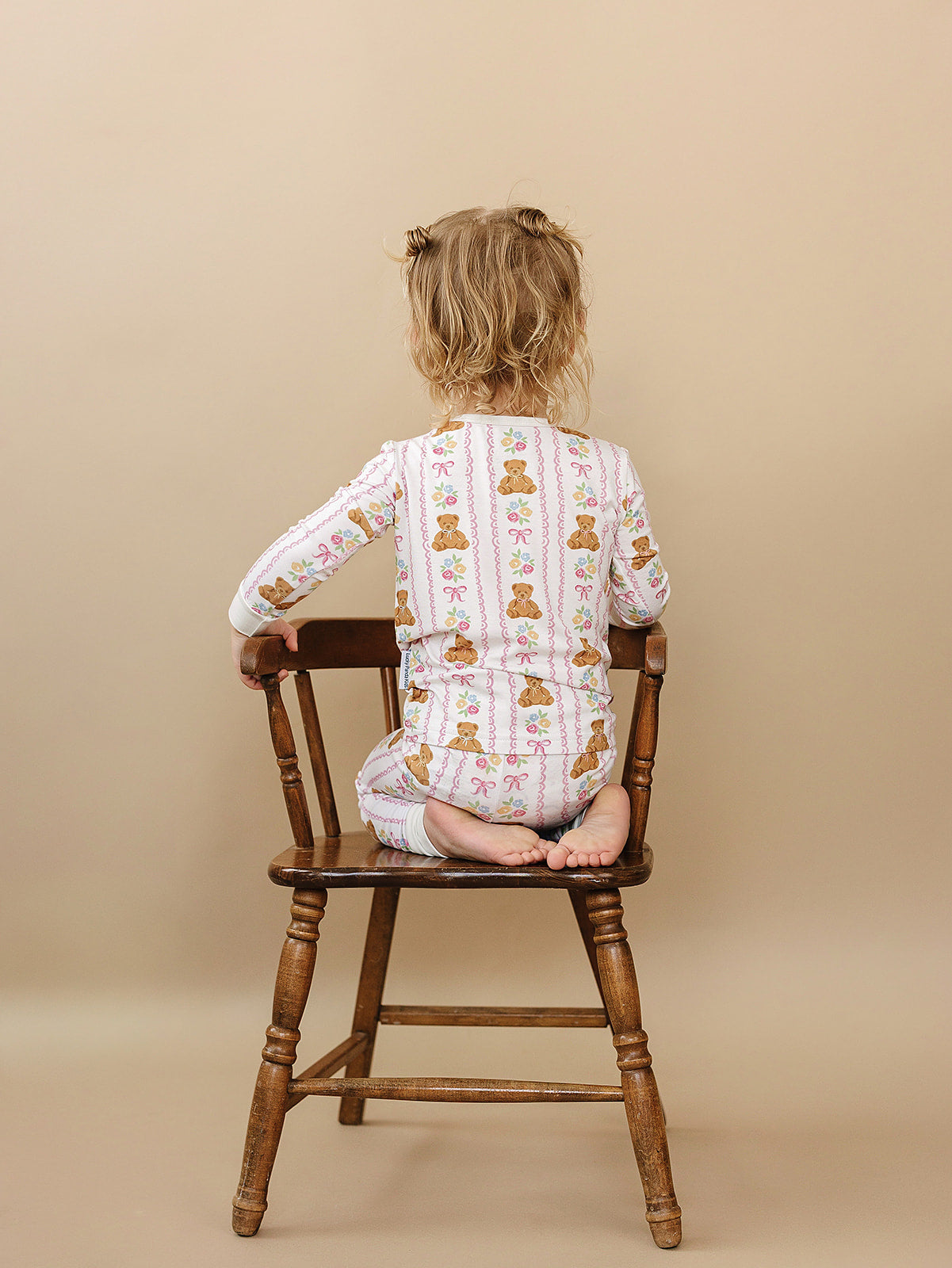 honey bear bamboo pajamas // LONG-SLEEVE TWO-PIECE SET