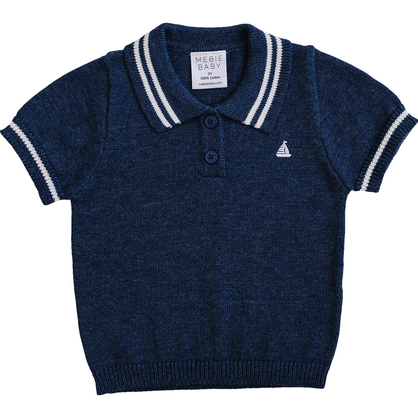 collared sailboat knit shirt