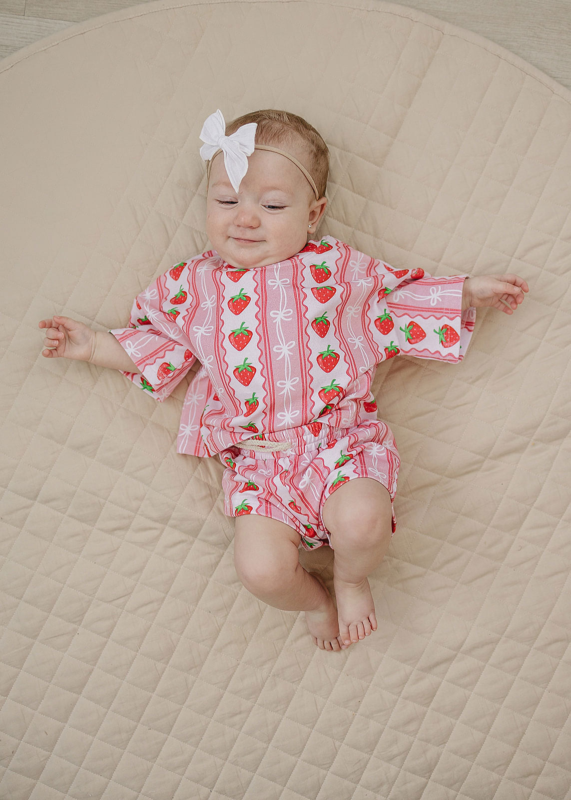 shorts set // strawberry