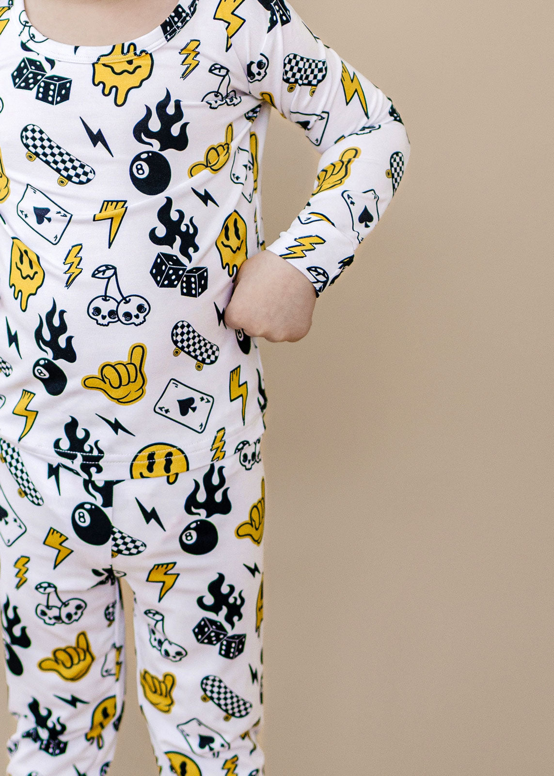 lucky vibes bamboo pajamas // LONG-SLEEVE TWO-PIECE SET