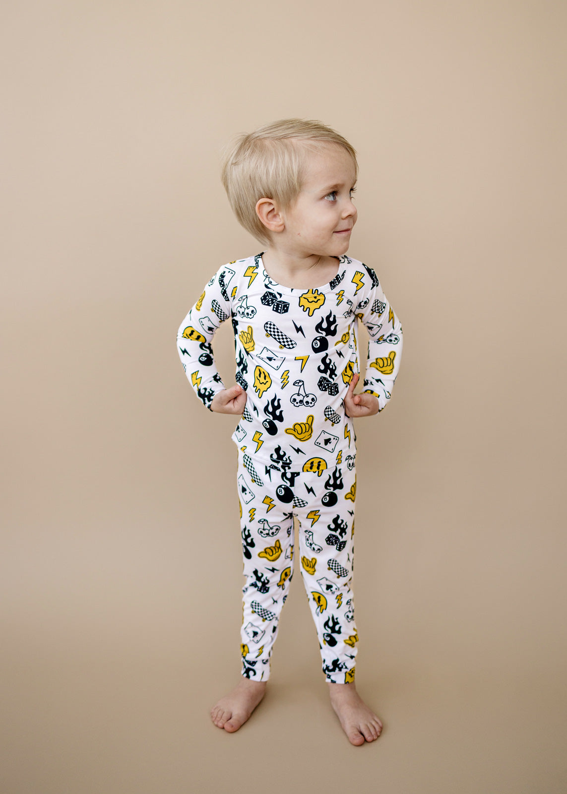 lucky vibes bamboo pajamas // LONG-SLEEVE TWO-PIECE SET