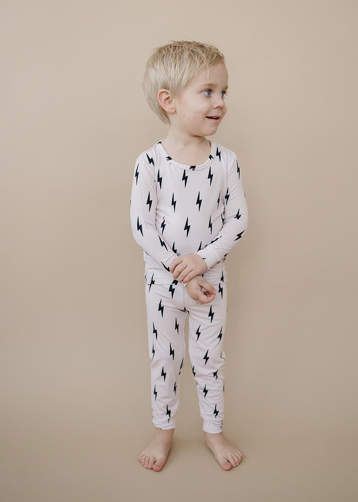 little bolt bamboo pajamas // LONG-SLEEVE TWO-PIECE SET