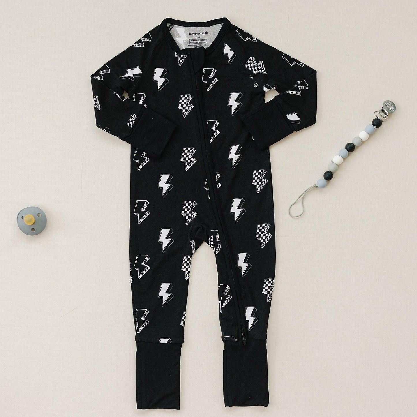 ink bolts bamboo pajamas // ZIPPY