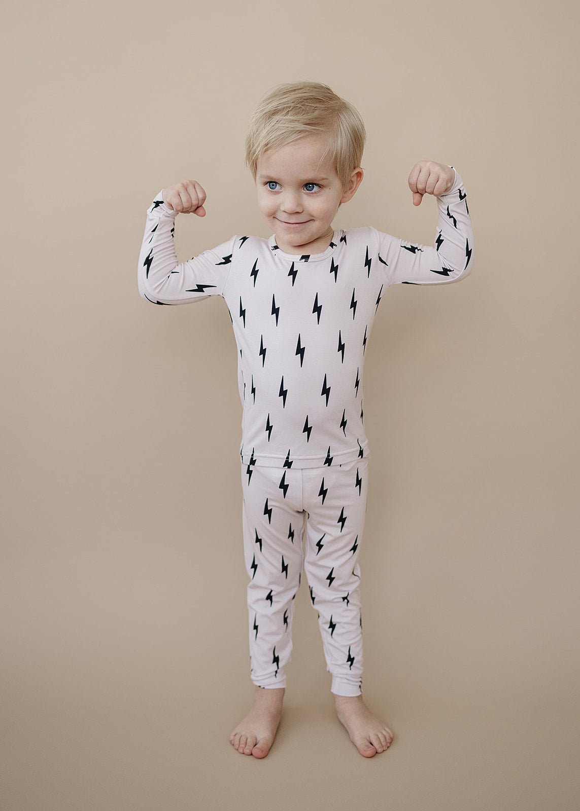 little bolt bamboo pajamas // LONG-SLEEVE TWO-PIECE SET