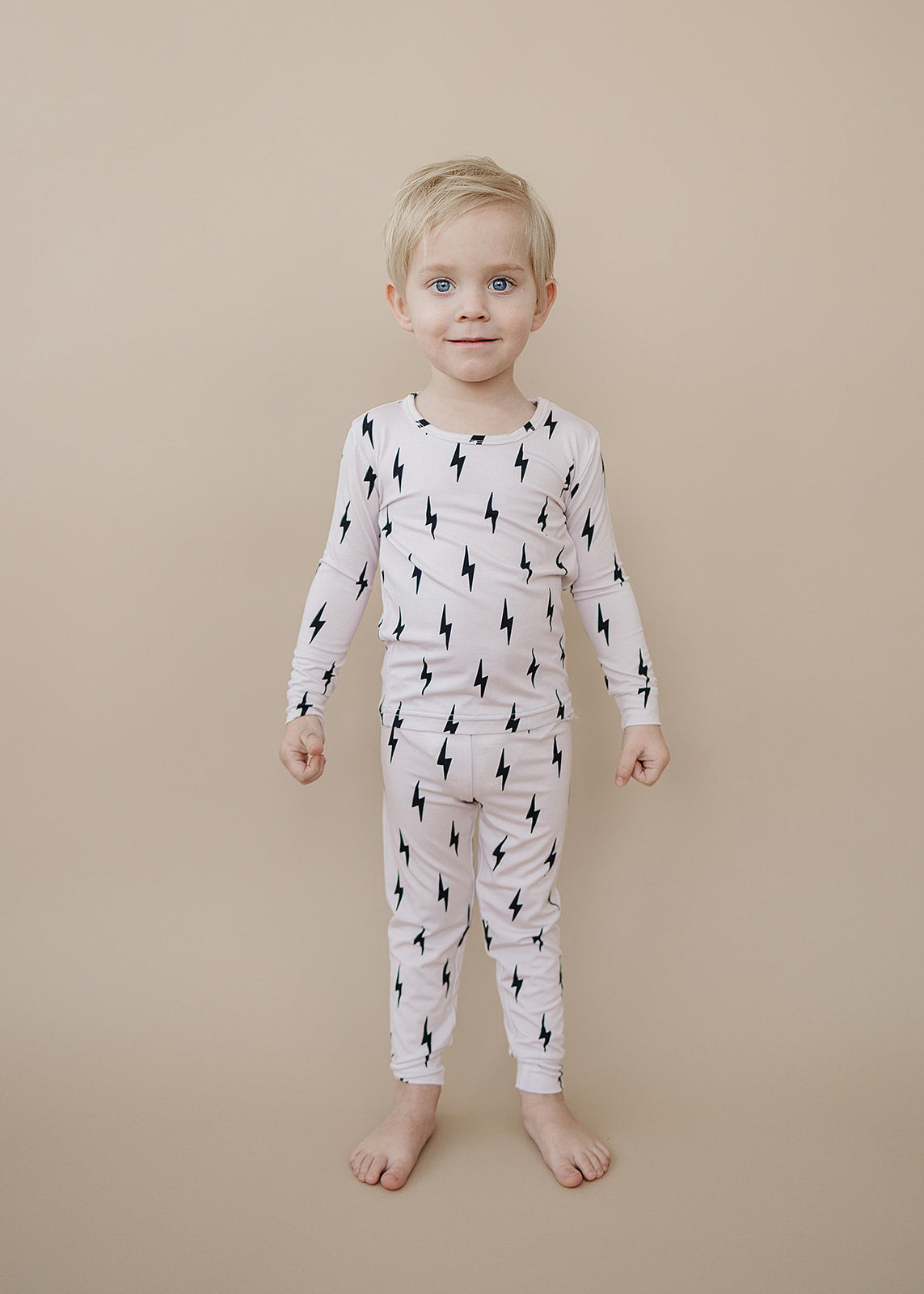 little bolt bamboo pajamas // LONG-SLEEVE TWO-PIECE SET