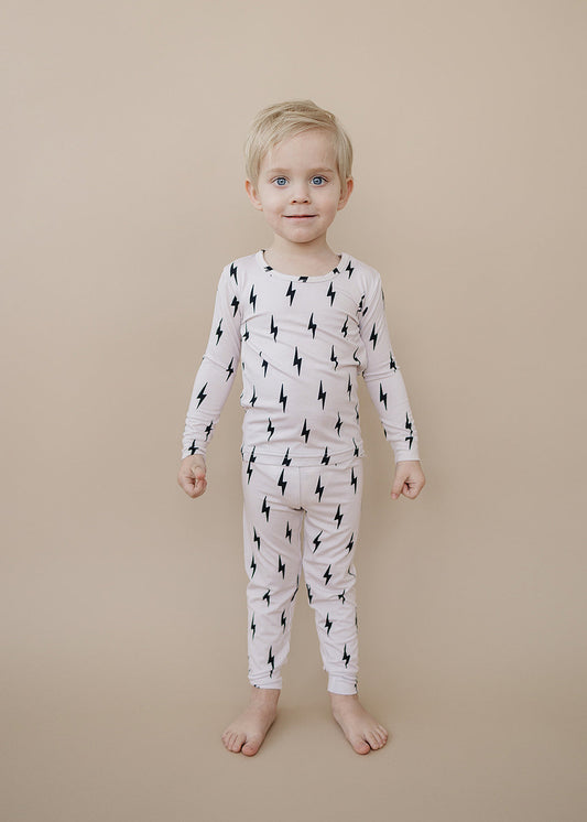 little bolt bamboo pajamas // LONG-SLEEVE TWO-PIECE SET
