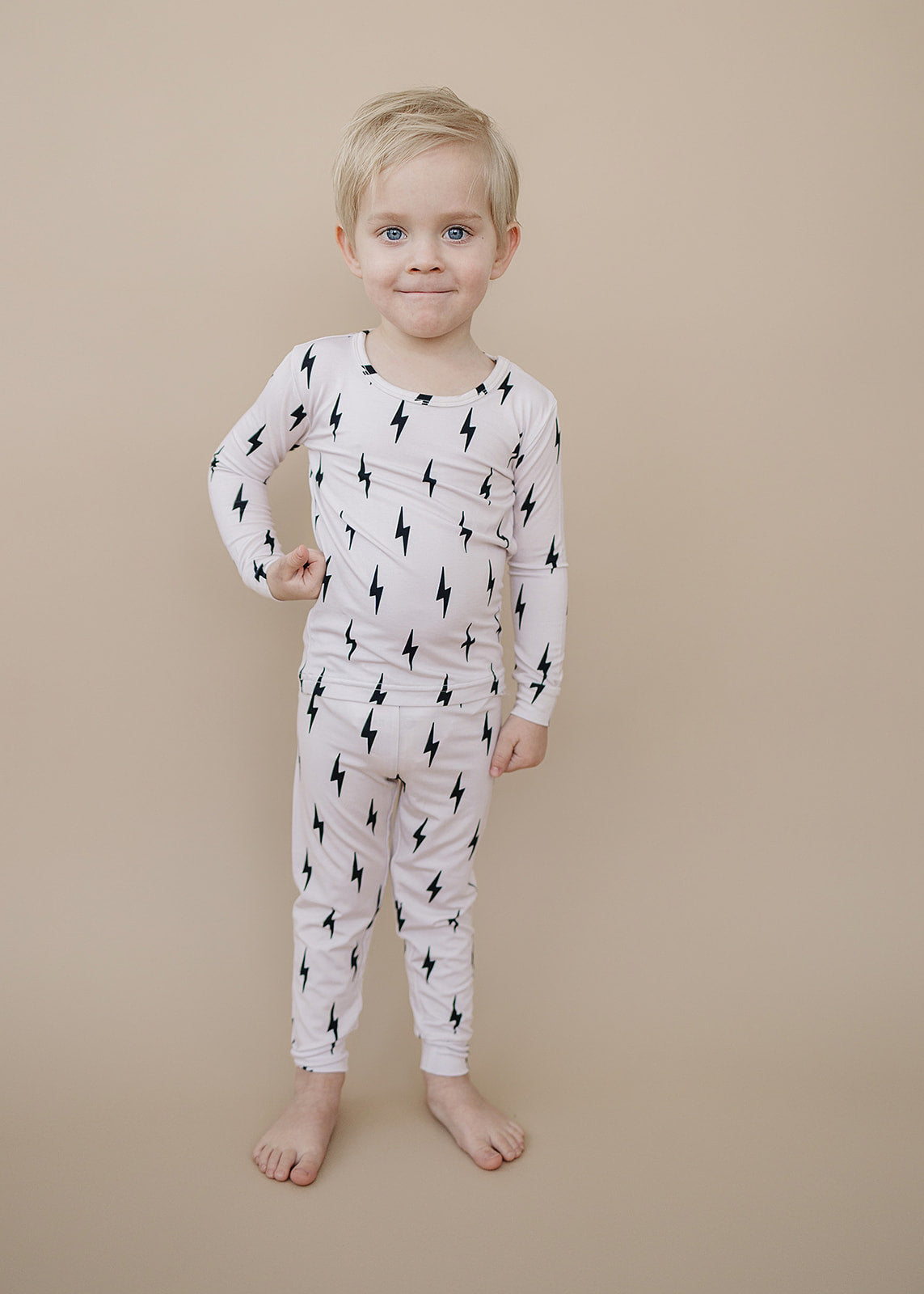 little bolt bamboo pajamas // LONG-SLEEVE TWO-PIECE SET