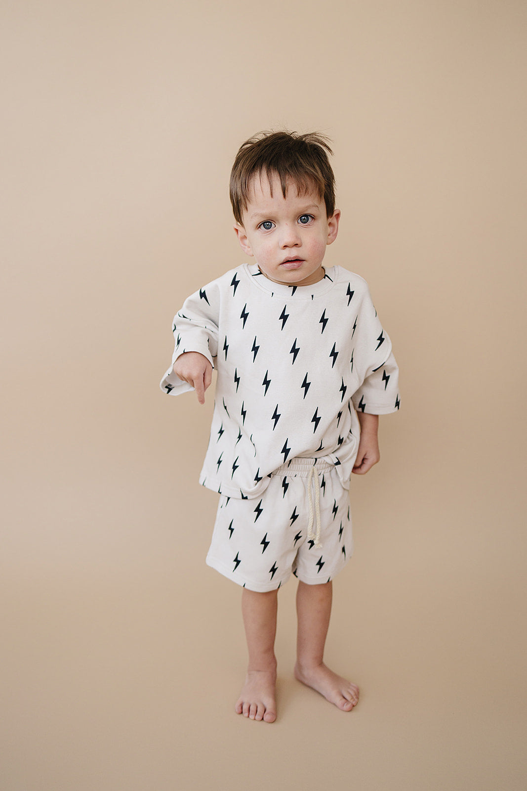 shorts set // little bolt