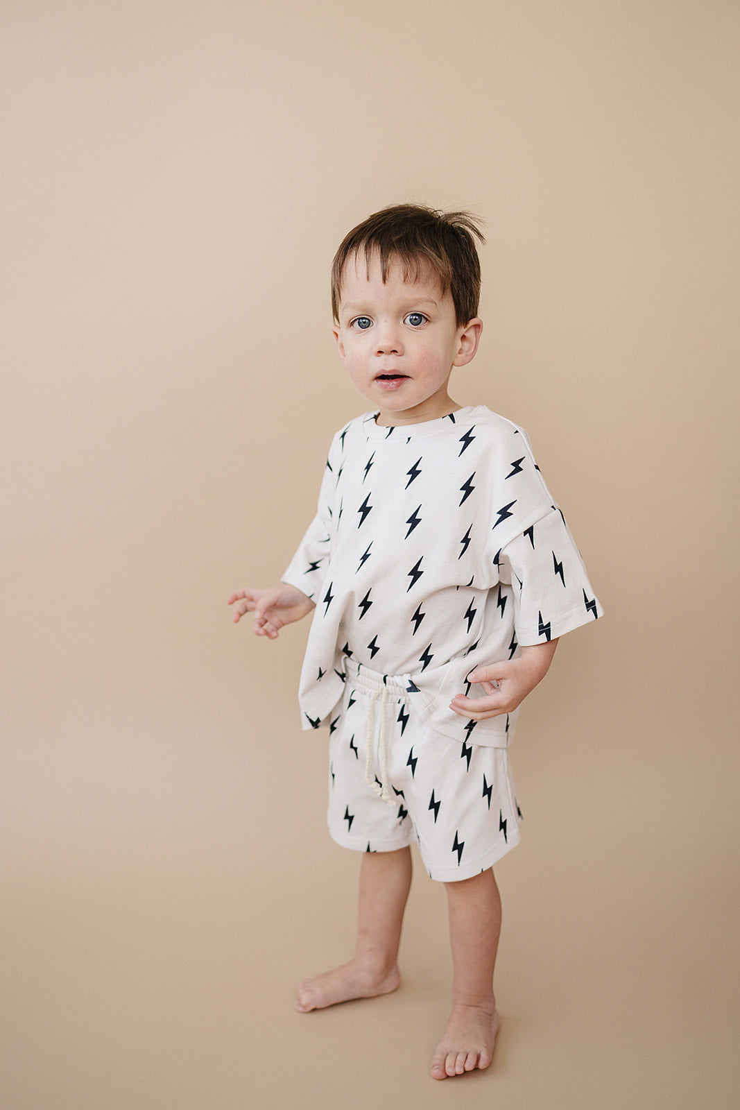 shorts set // little bolt