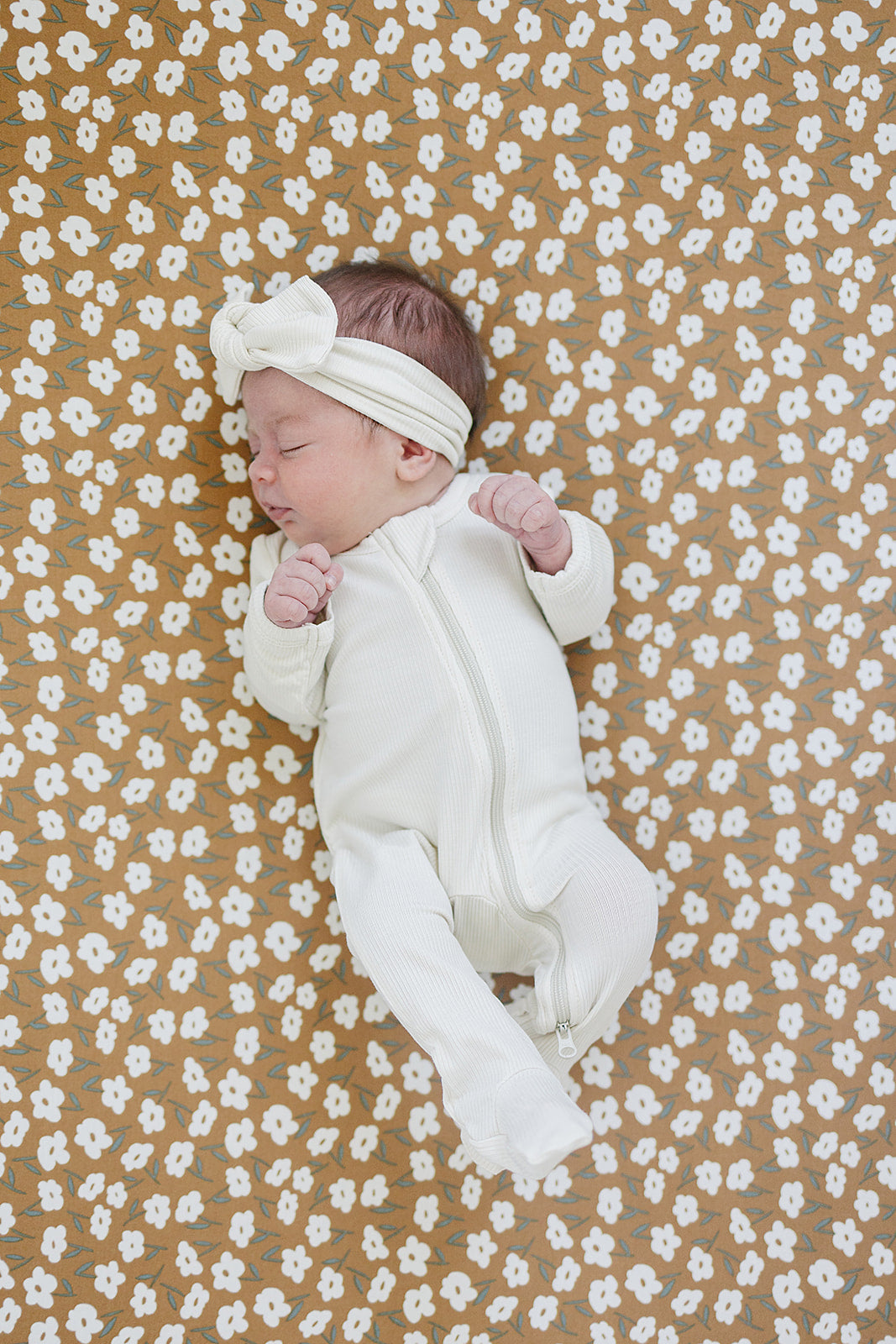 cream ribbed bamboo pajamas // ZIPPY