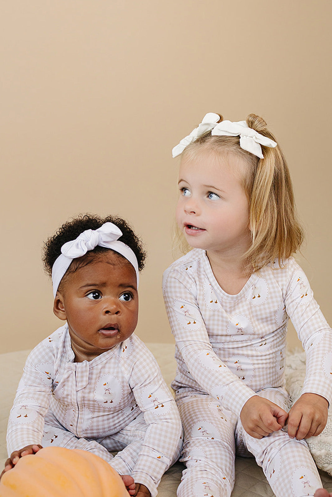 gingham goose bamboo pajamas // LONG-SLEEVE TWO-PIECE SET