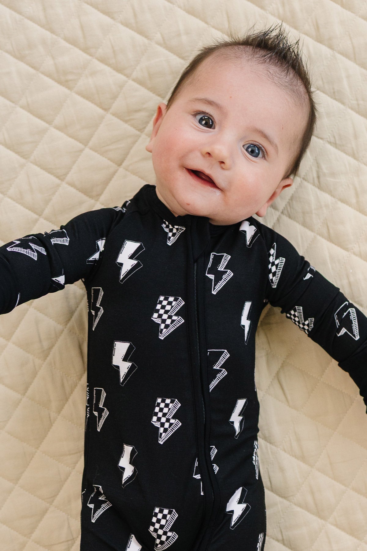 ink bolts bamboo pajamas // ZIPPY