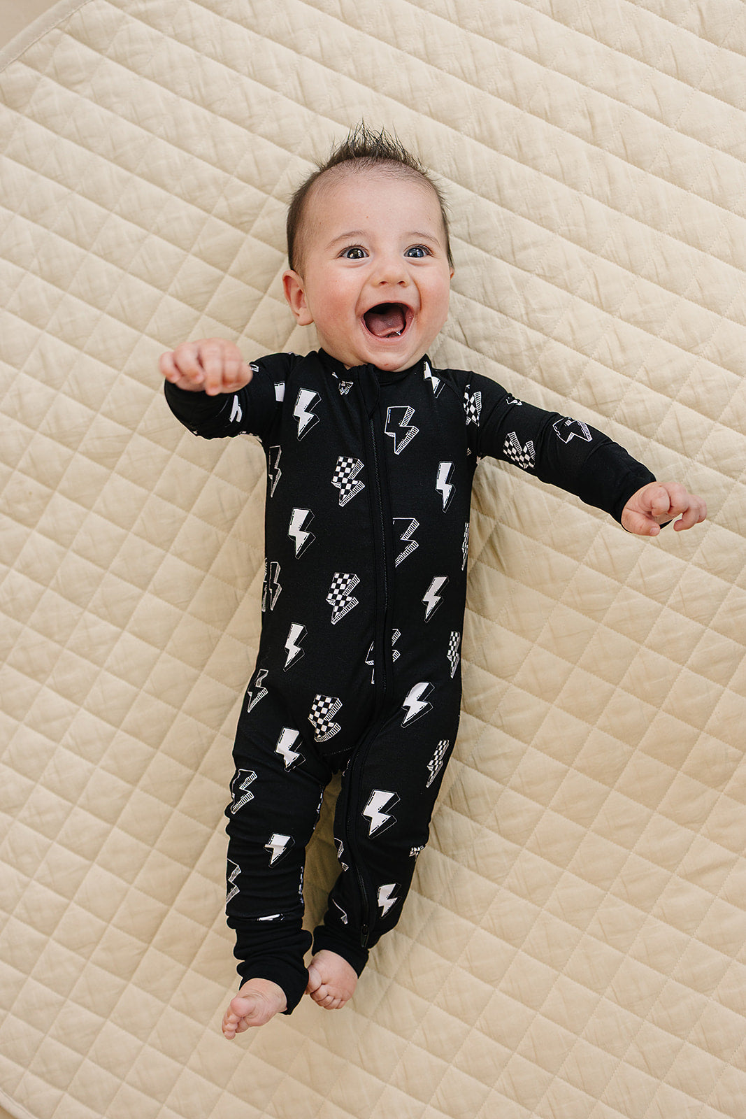 ink bolts bamboo pajamas // ZIPPY