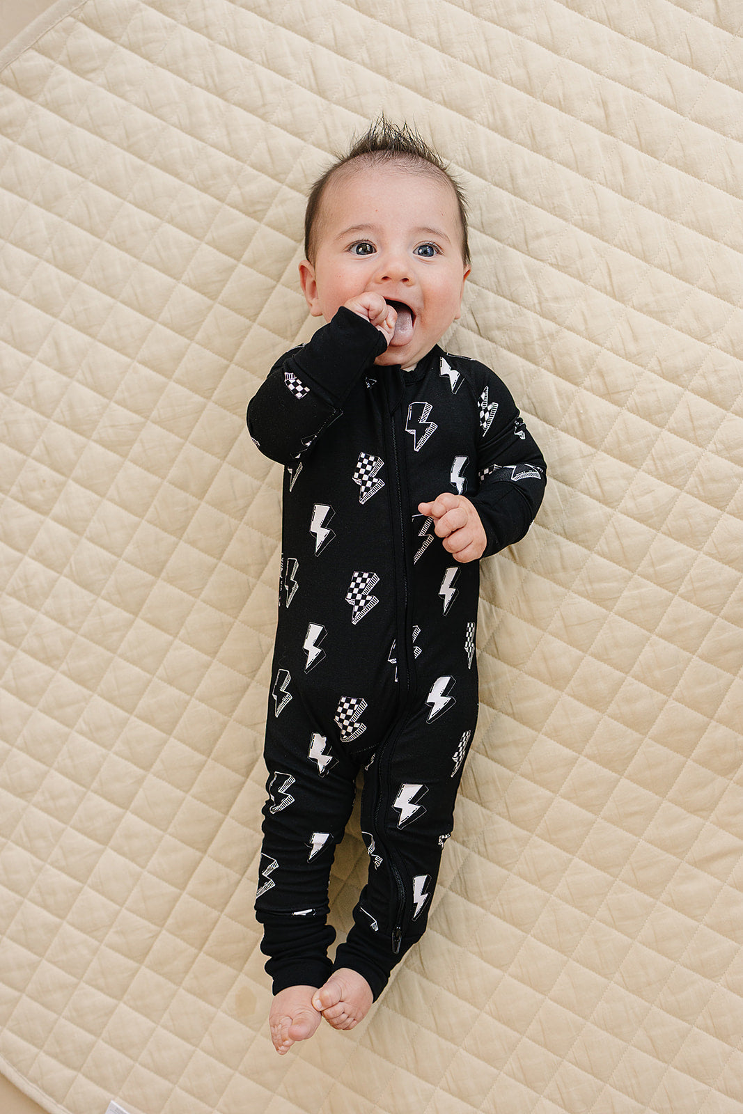 ink bolts bamboo pajamas // ZIPPY