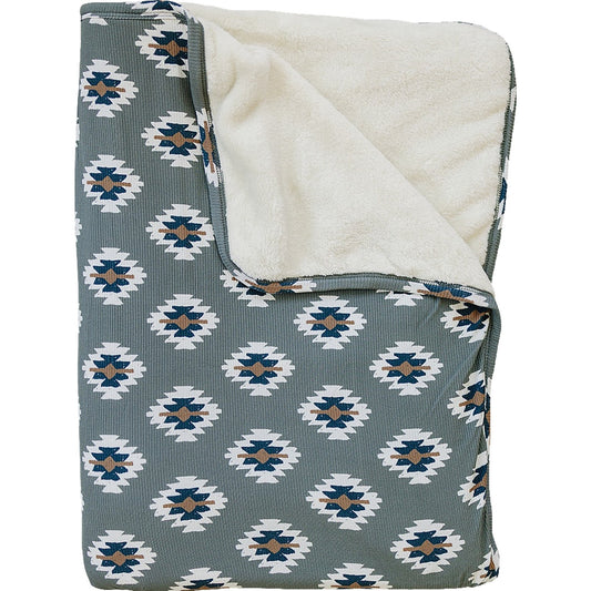 bamboo fleece quilt // southwest aztec