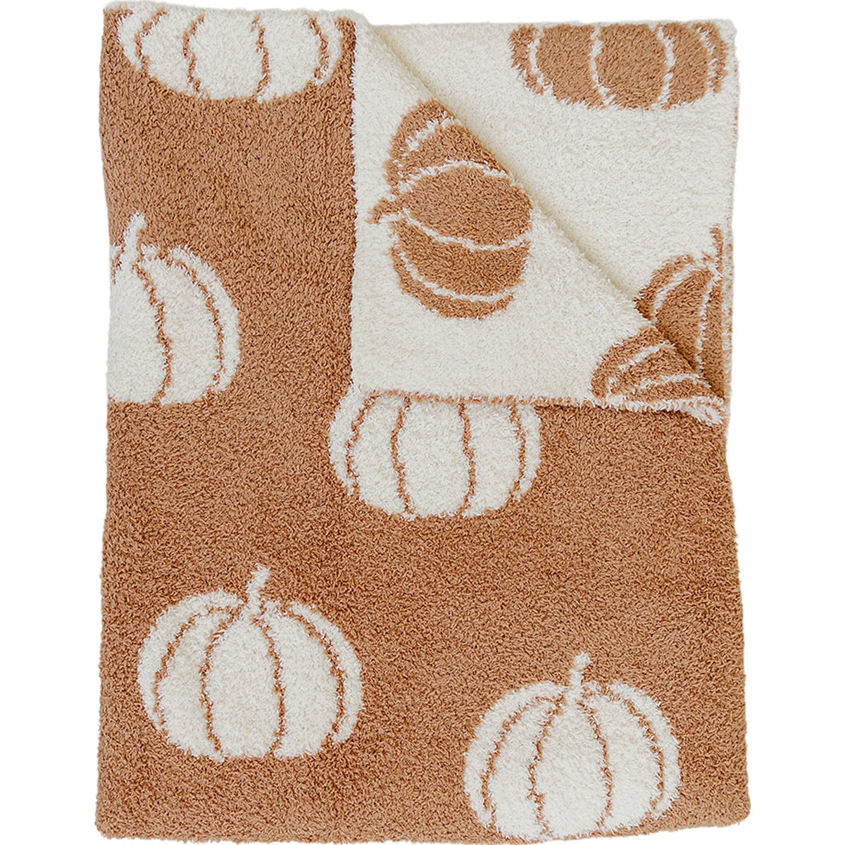 pumpkin plush blanket