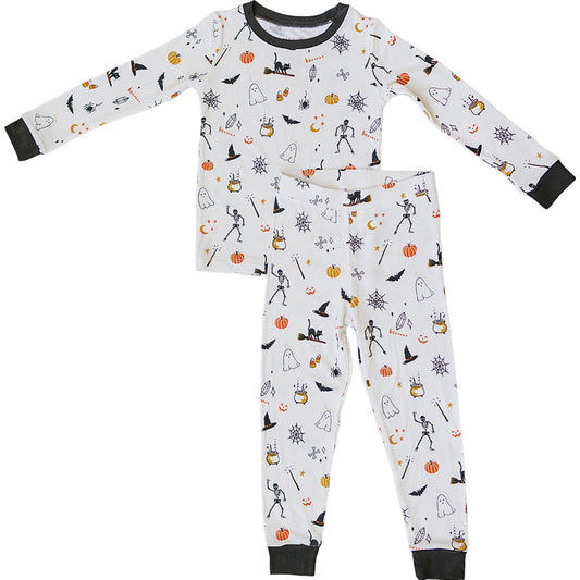 halloween bamboo pajamas // LONG-SLEEVE TWO-PIECE SET