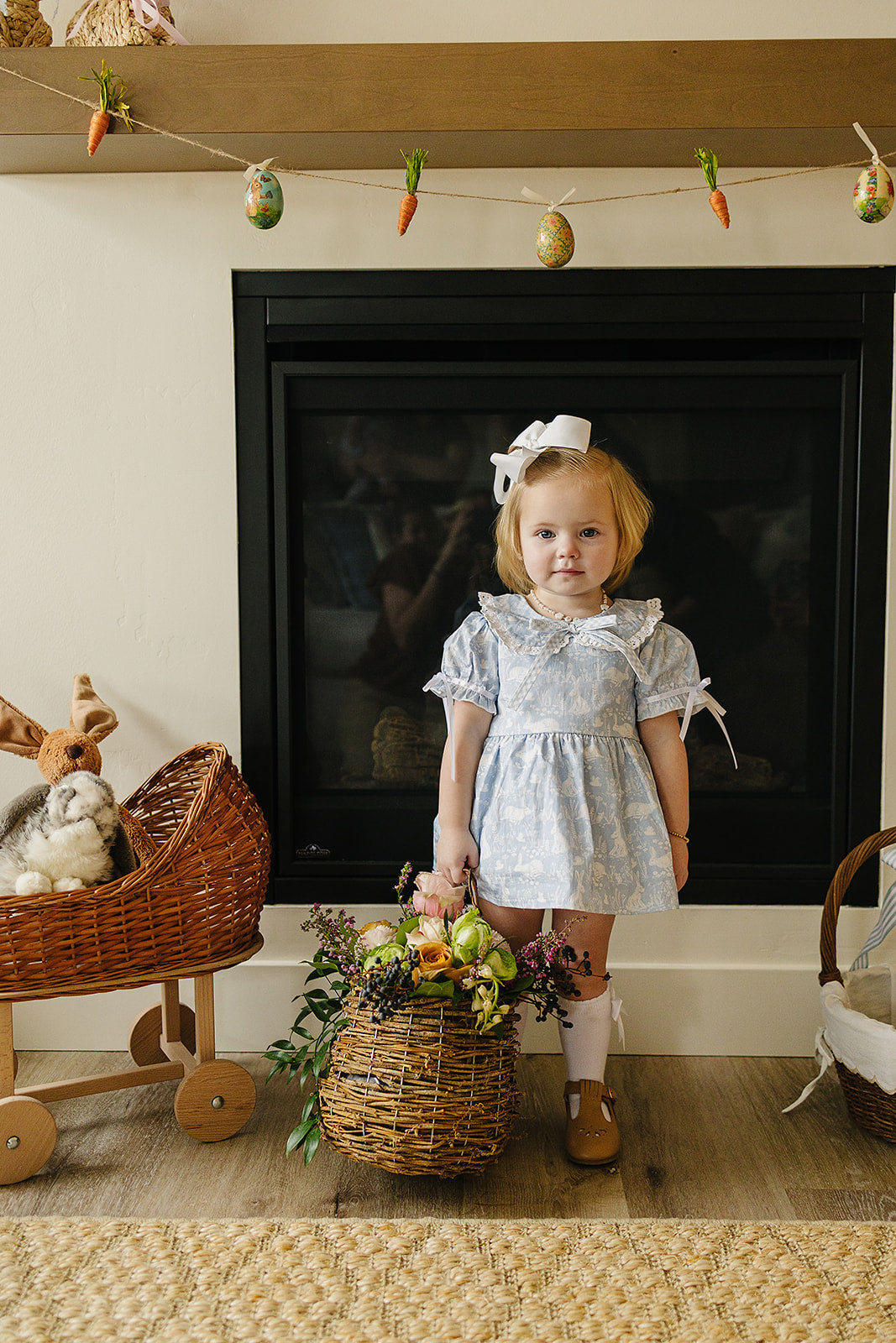 blue bunny bloomer set