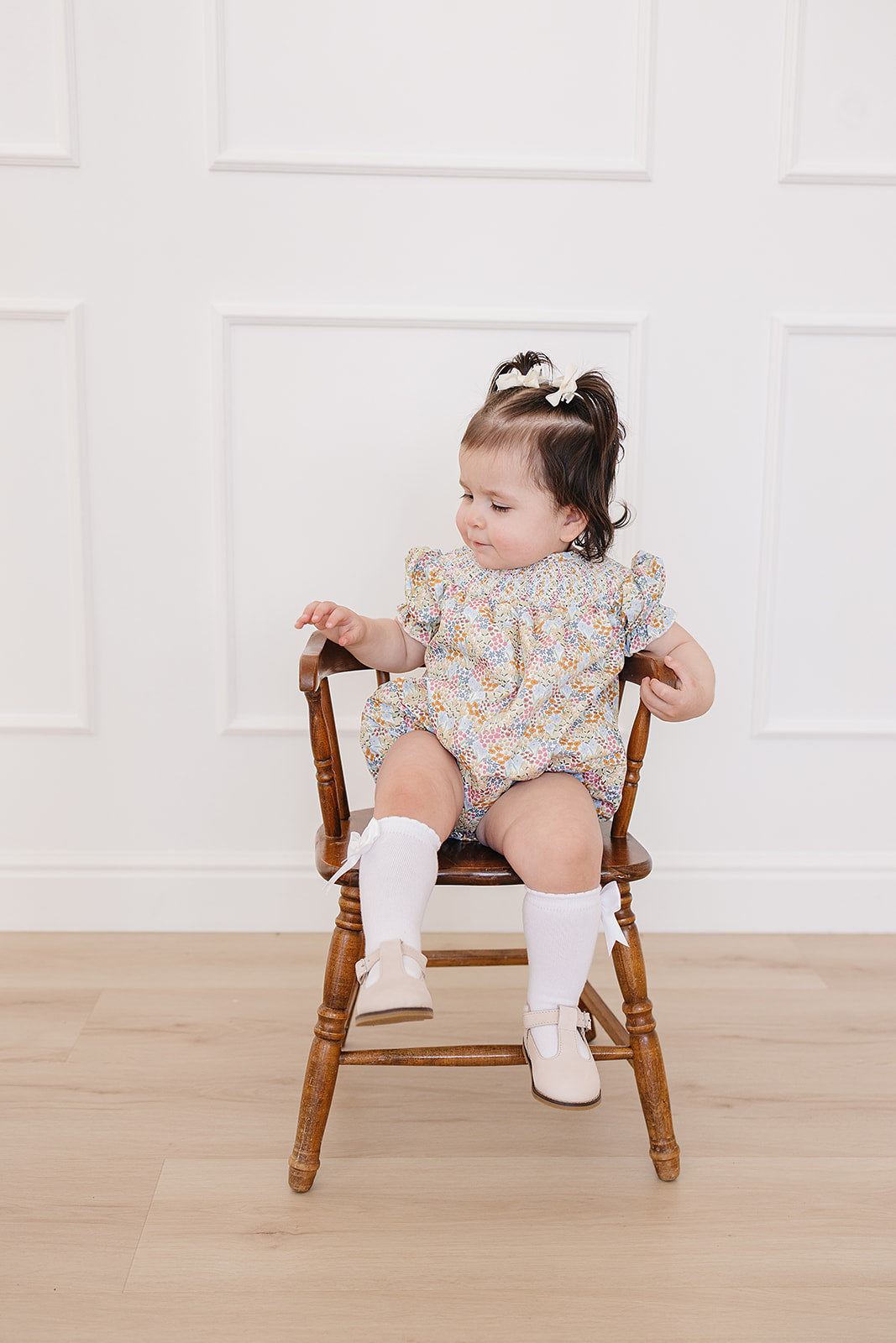 summer meadow bubble romper