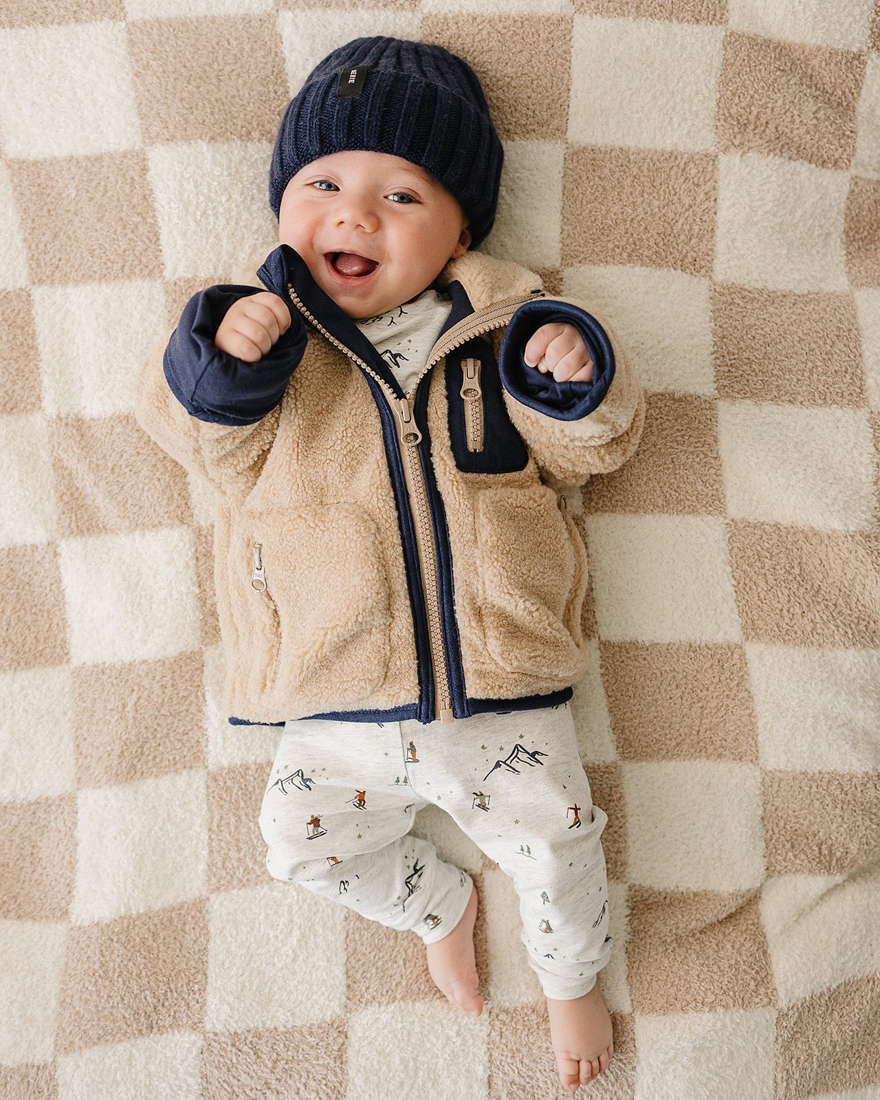 sherpa zip-up jacket