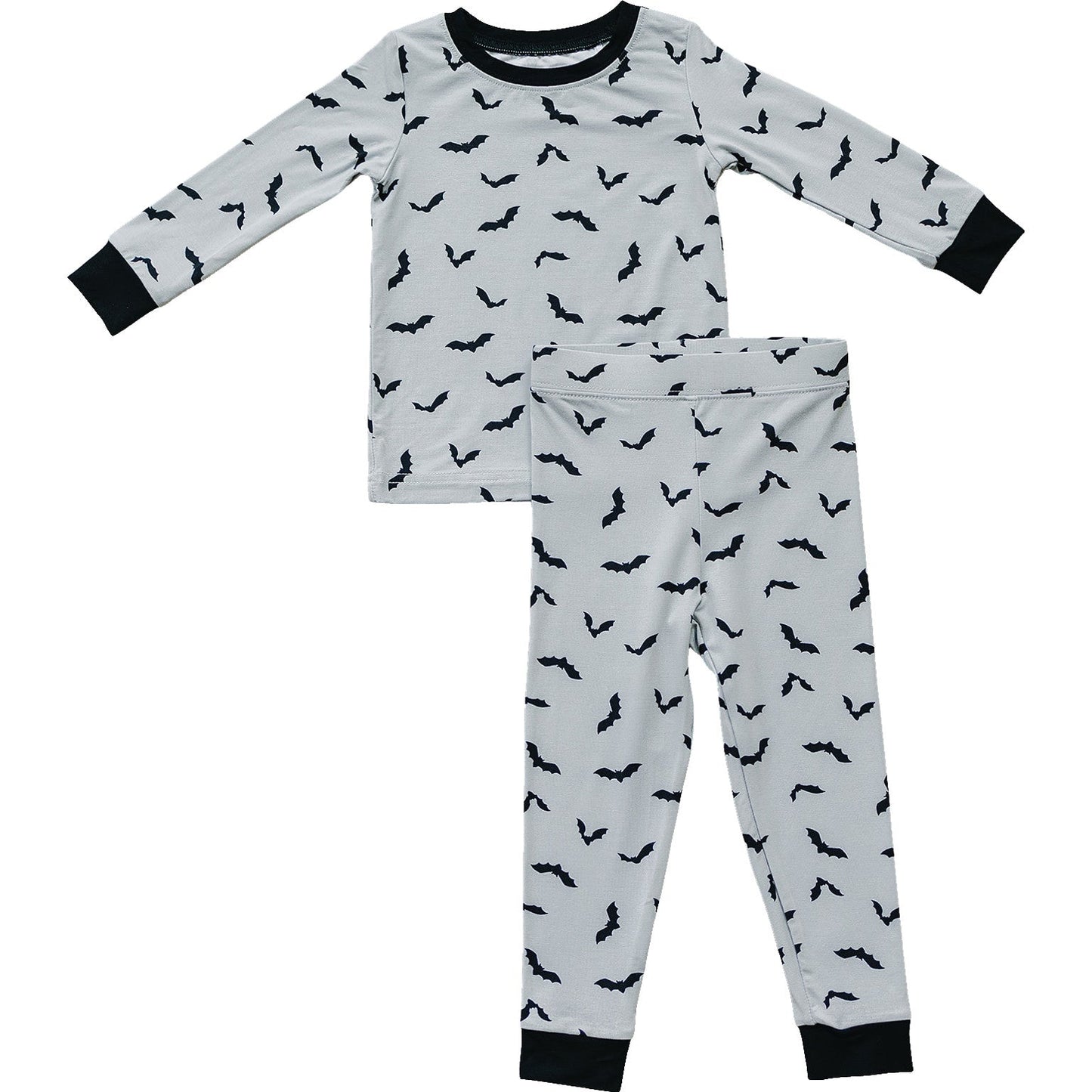 bats bamboo pajamas // LONG-SLEEVE TWO-PIECE SET