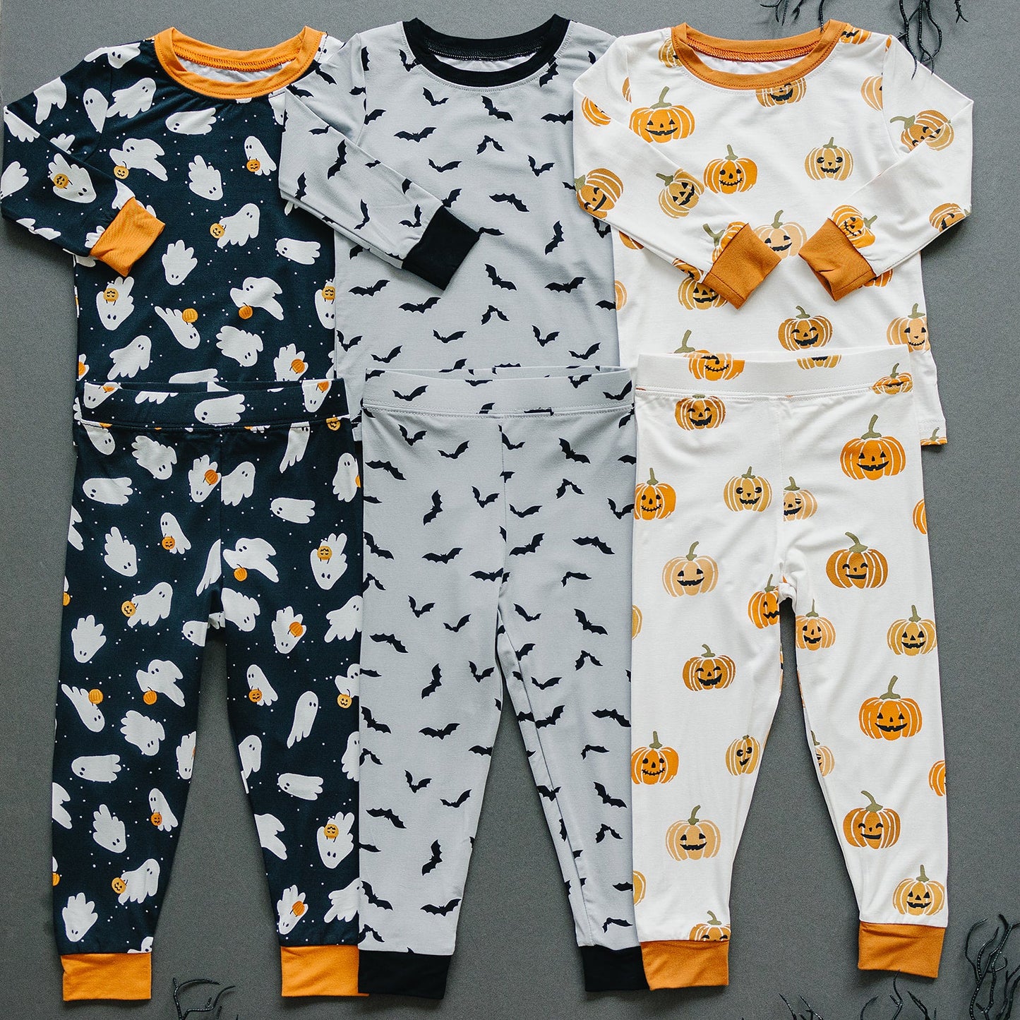 bats bamboo pajamas // LONG-SLEEVE TWO-PIECE SET