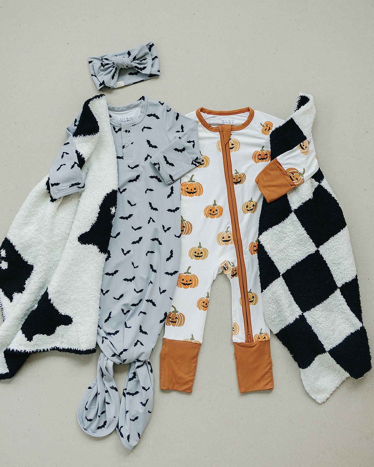 pumpkins bamboo pajamas // ZIPPY