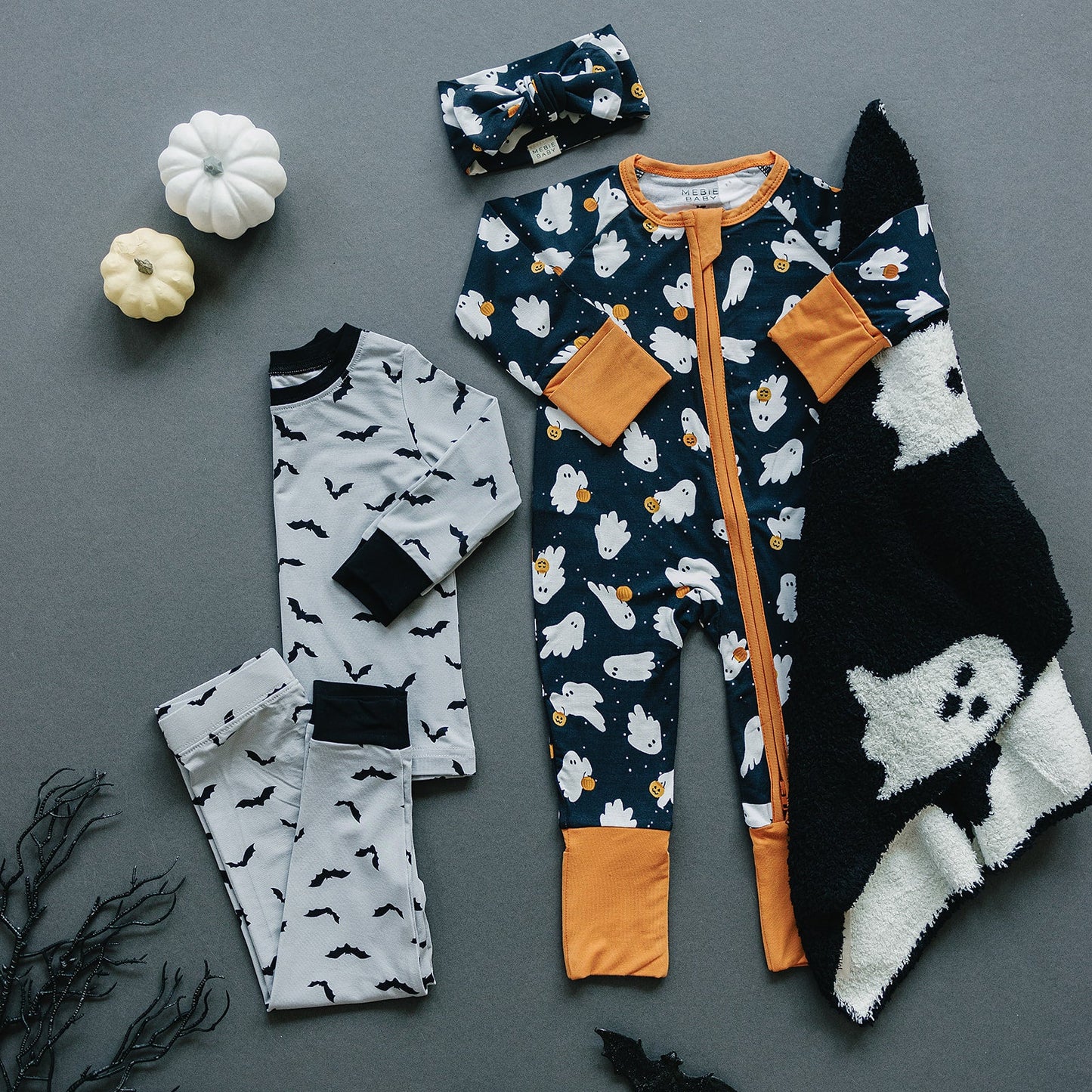 ghosts bamboo pajamas // ZIPPY