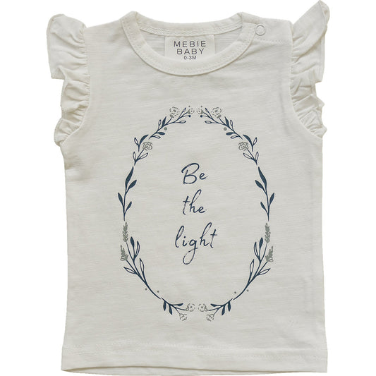 be the light ruffle tee