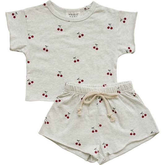 cherries short set