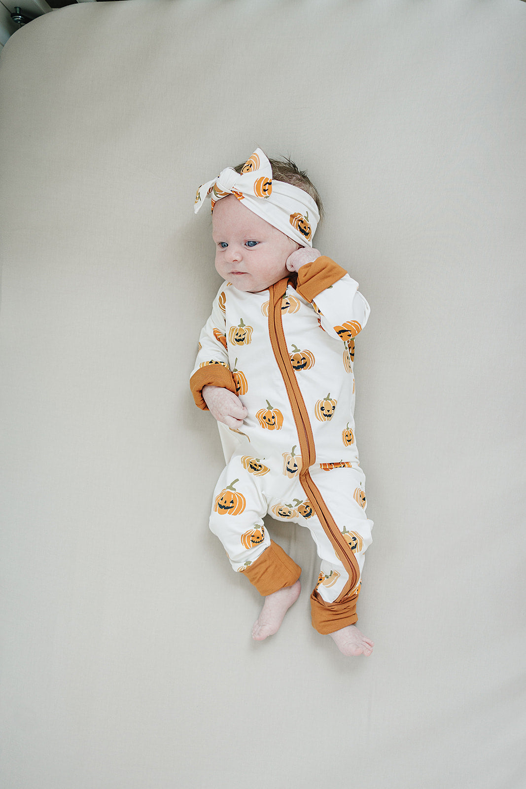 pumpkins bamboo pajamas // ZIPPY