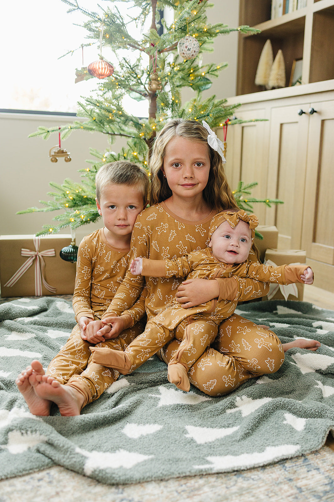 gingerbread bamboo pajamas // ZIPPY