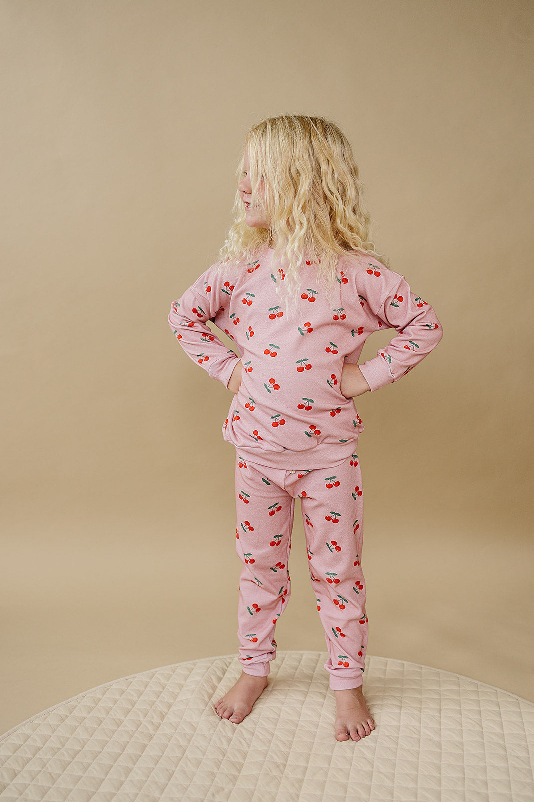 jogger set // blush cherry