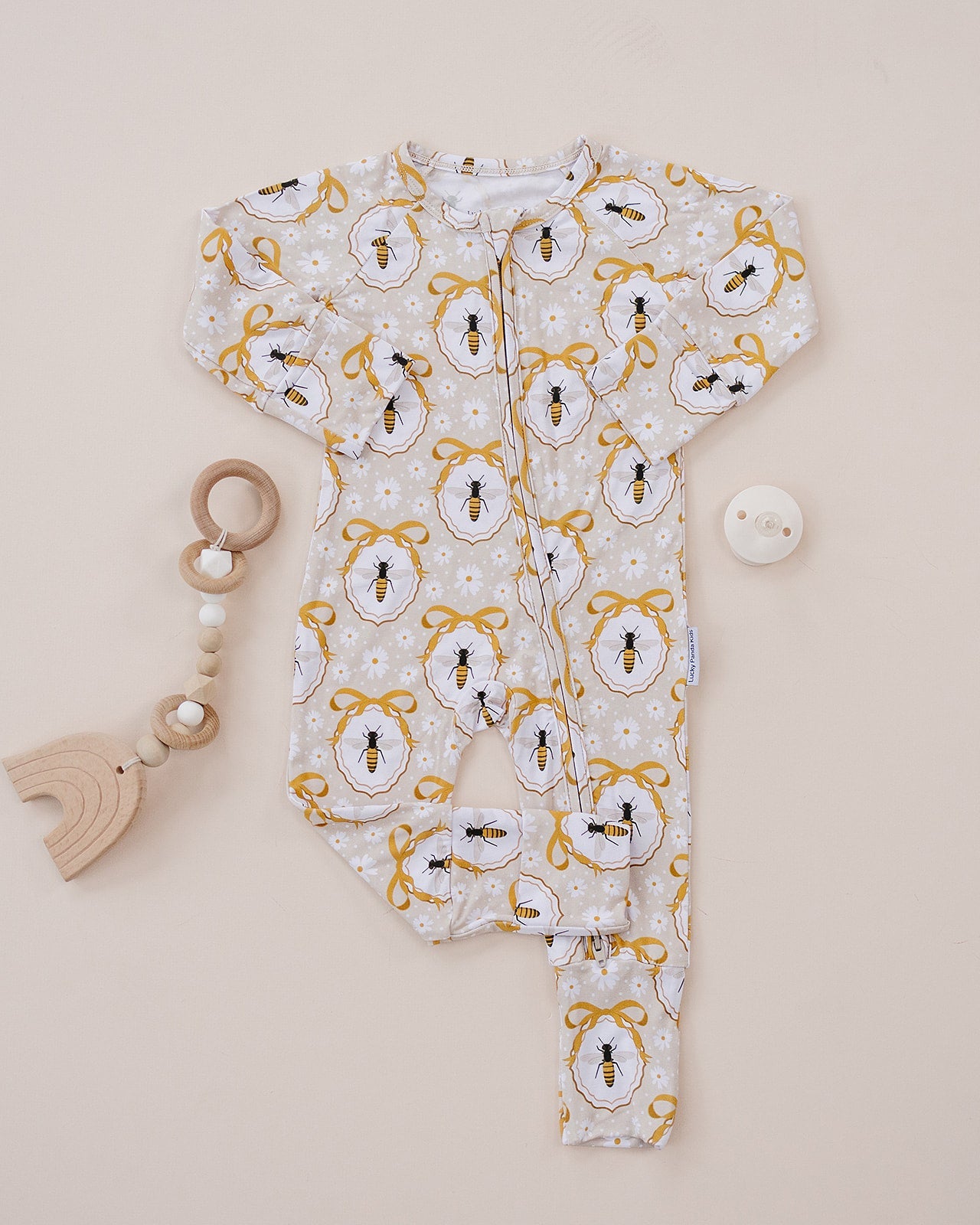 honey bee bamboo pajamas // ZIPPY