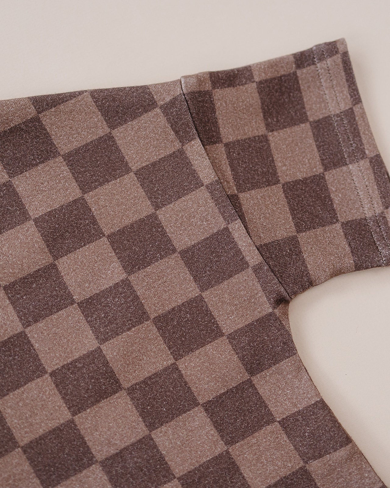 shorts set // espresso checkered