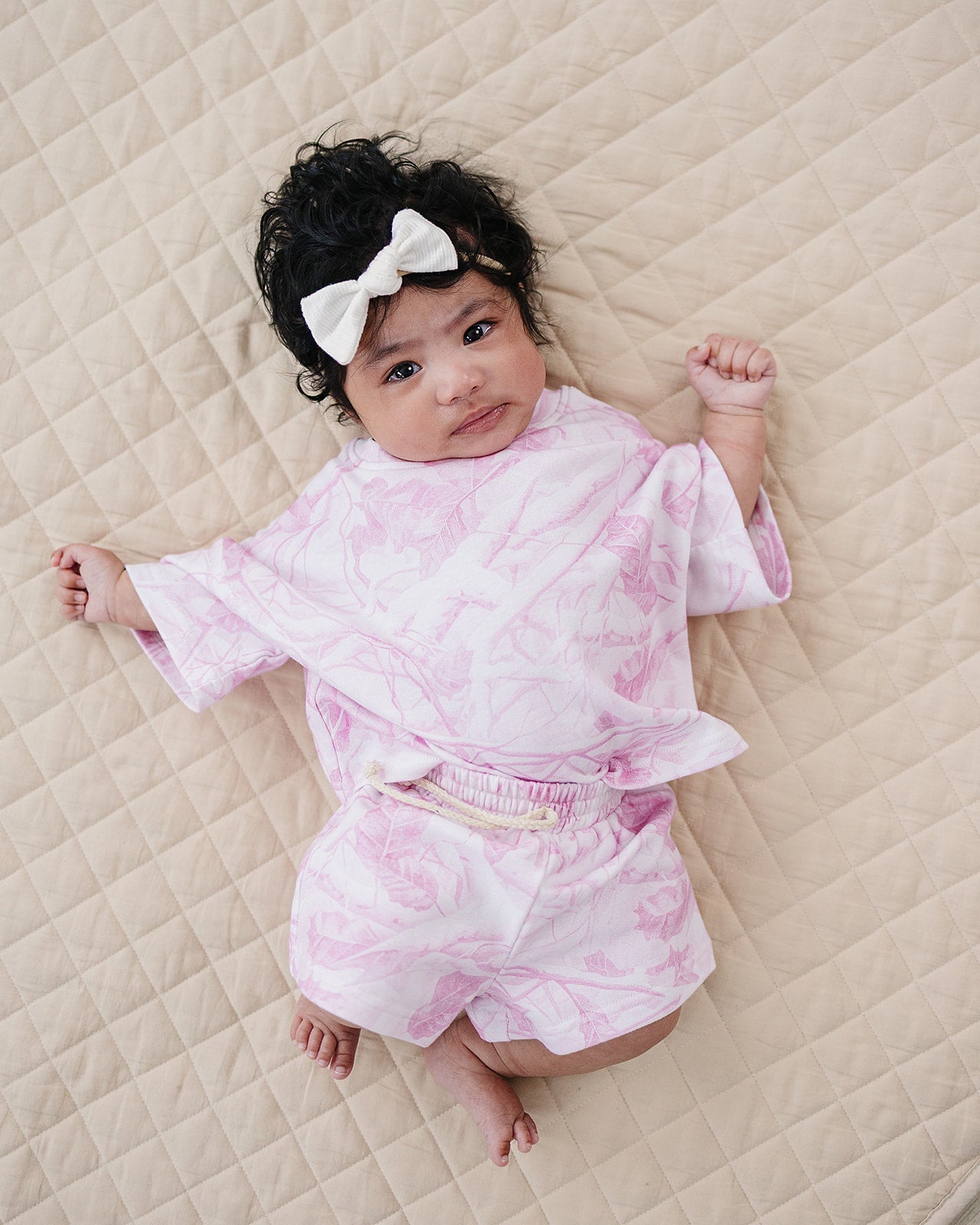 shorts set // pink camo