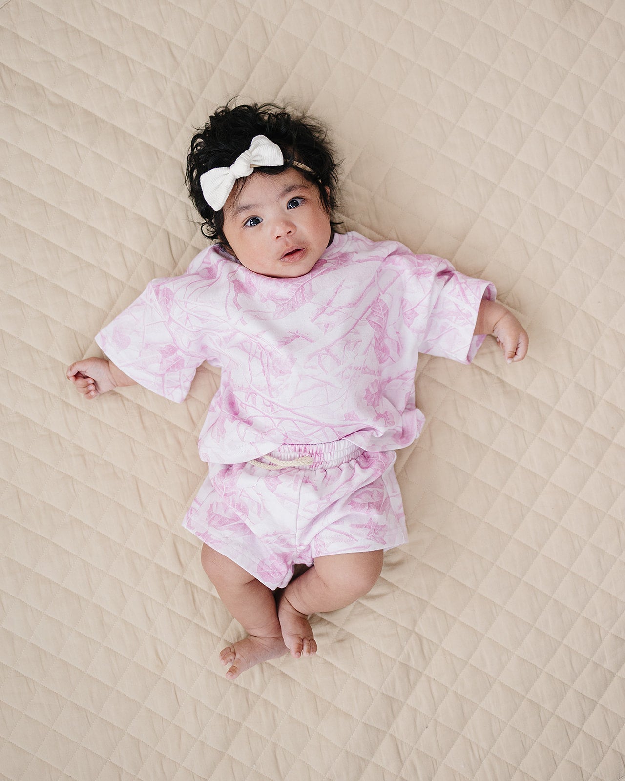 shorts set // pink camo