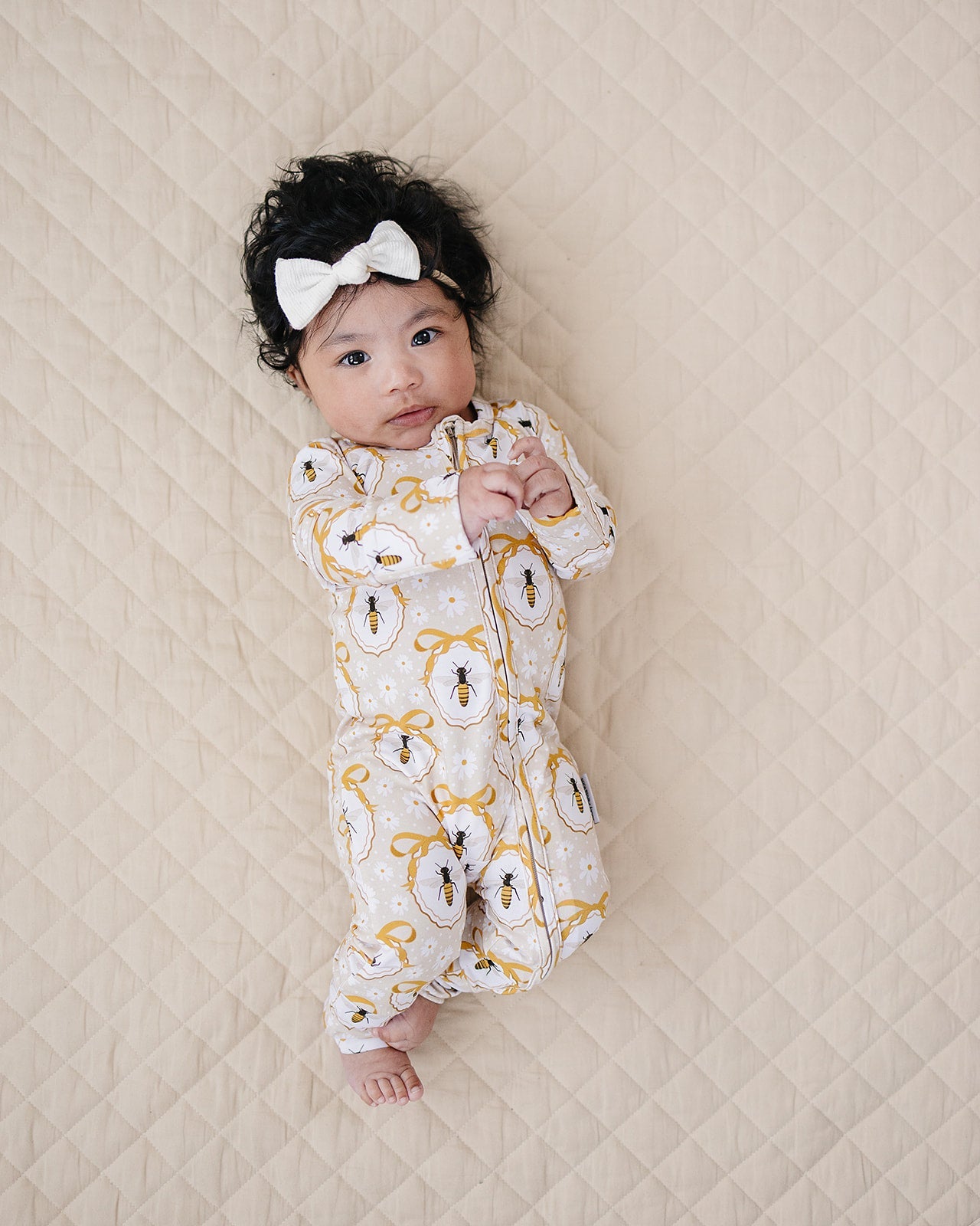 honey bee bamboo pajamas // ZIPPY