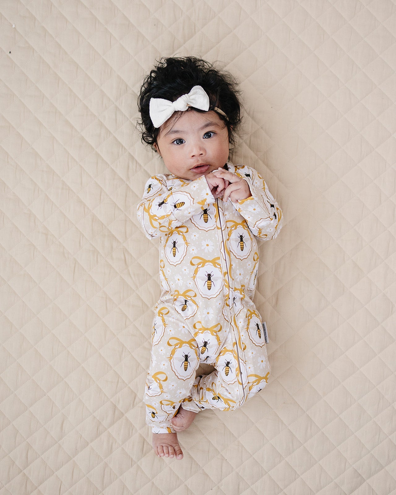 honey bee bamboo pajamas // ZIPPY