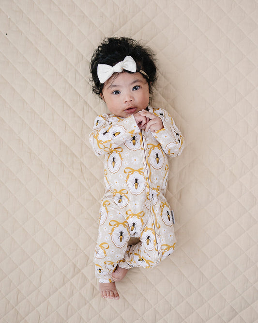 honey bee bamboo pajamas // ZIPPY